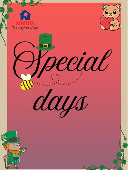 Cartel «Special days» de Our English House